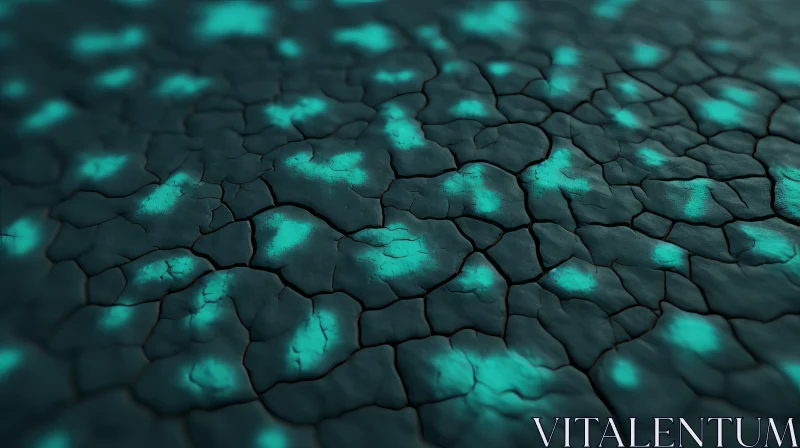 Teal Glowing Cracked Surface - Textures Teal Glowing Cracked Surface - Textures