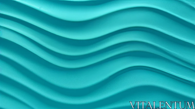 Tranquil Turquoise Wavy Pattern on White Background Tranquil Turquoise Wavy Pattern on White Background
