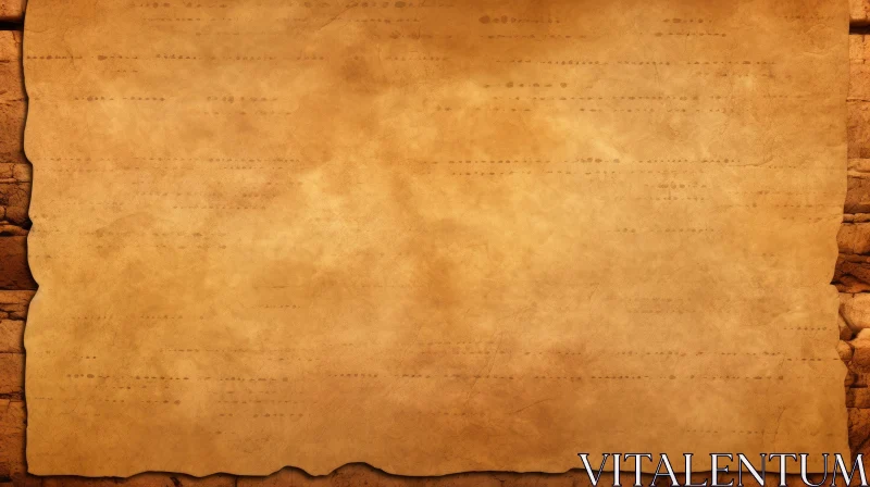Ethereal Parchment Texture with Stone Wall Surrounding Ethereal Parchment Texture with Stone Wall Surrounding