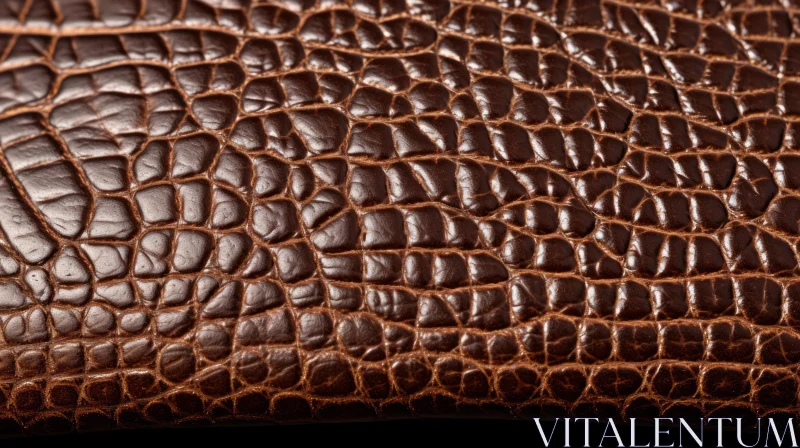 Luxurious Brown Crocodile Leather Texture Close-Up Luxurious Brown Crocodile Leather Texture Close-Up