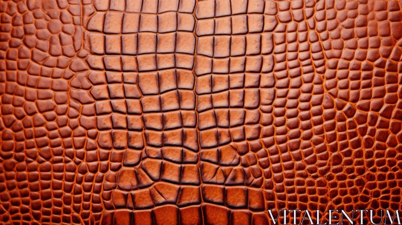 Brown Crocodile Leather Square Pattern Texture Brown Crocodile Leather Square Pattern Texture