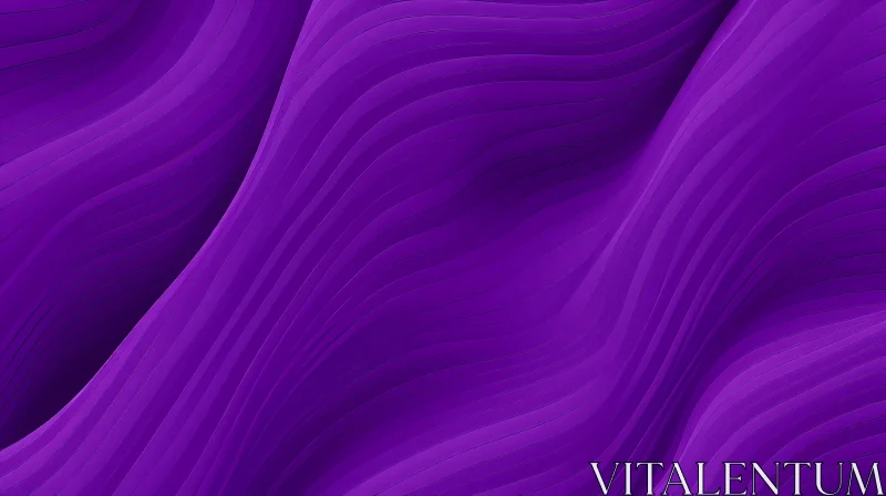 Elegant Purple Waves | Abstract 3D Illustration Elegant Purple Waves | Abstract 3D Illustration