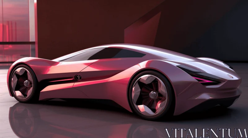Captivating Futuristic Car Artwork | Mesmerizing Pink Design Captivating Futuristic Car Artwork | Mesmerizing Pink Design