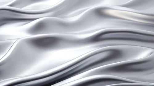 Silver Silk Fabric with Soft Waves - Texture Background Silver Silk Fabric with Soft Waves - Texture Background