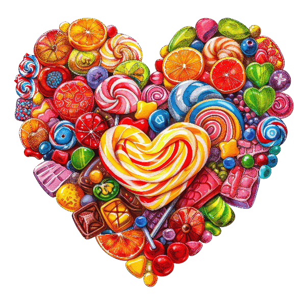 Sweet Candy Heart Design Sweet Candy Heart Design