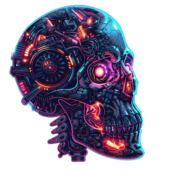 Tech Skull Artwork Tech Skull Artwork