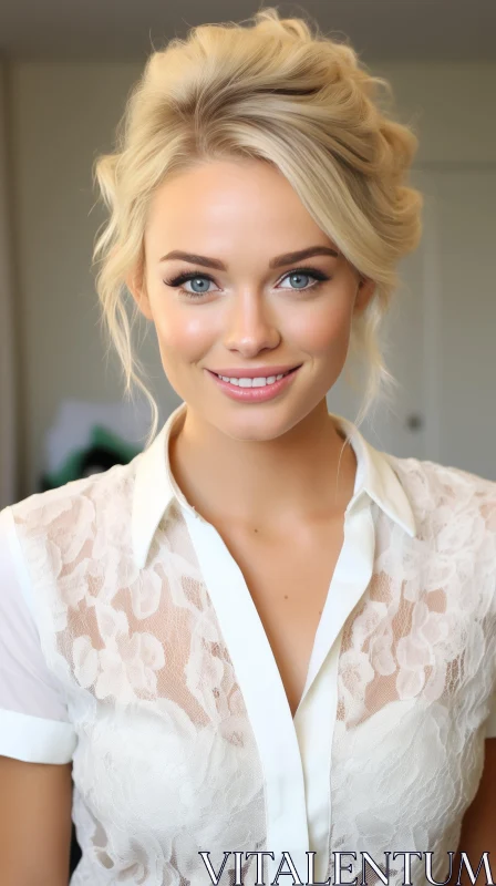 Captivating Portrait of a Beautiful Blonde Woman Captivating Portrait of a Beautiful Blonde Woman